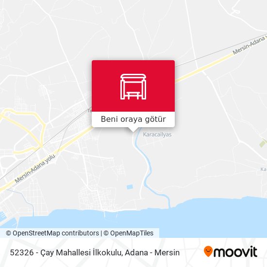 52326 - Çay Mahallesi İlkokulu harita