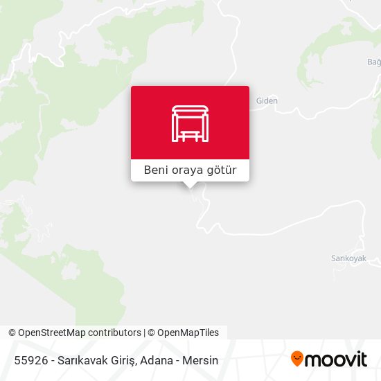 55926 - Sarıkavak Giriş harita