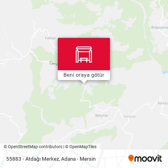 55883 - Atdağı Merkez harita