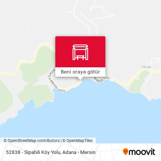 52838 - Sipahili Köy Yolu harita