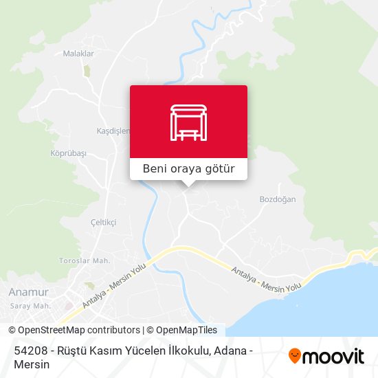 54208 - Rüştü Kasım Yücelen İlkokulu harita