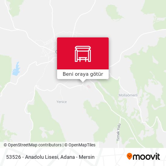 53526 - Anadolu Lisesi harita