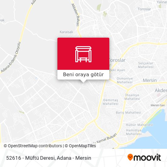 52616 - Müftü Deresi harita