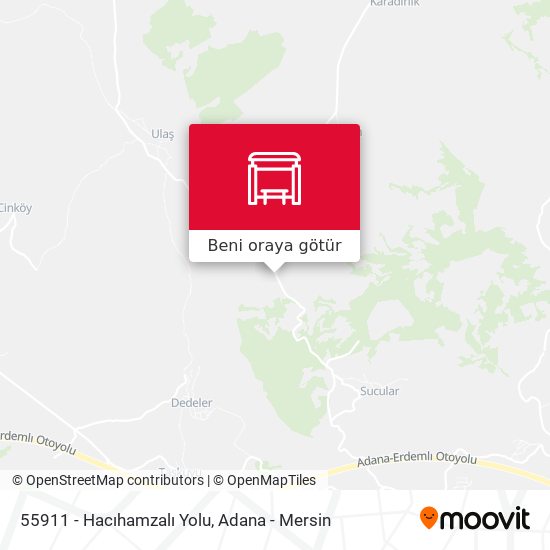 55911 - Hacıhamzalı Yolu harita