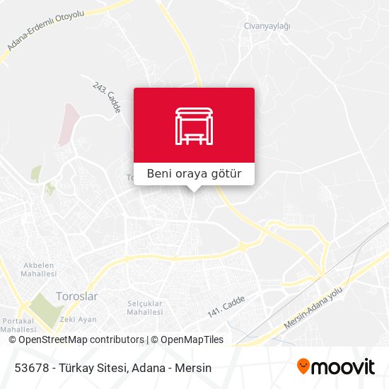 53678 - Türkay Sitesi harita