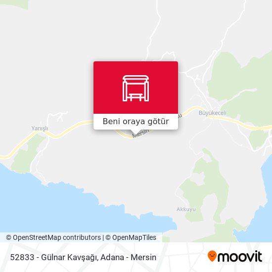 52833 - Gülnar Kavşağı harita