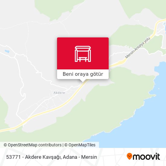 53771 - Akdere Kavşağı harita