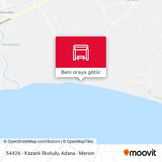 54426 - Kazanlı İlkokulu harita