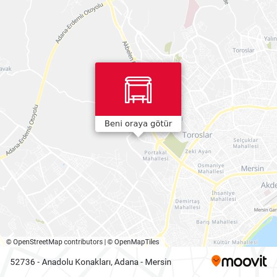 52736 - Anadolu Konakları harita
