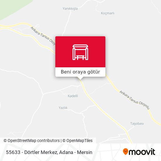 55633  - Dörtler Merkez harita