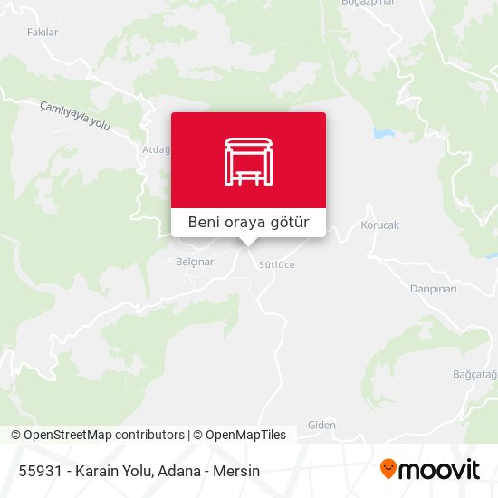 55931 - Karain Yolu harita