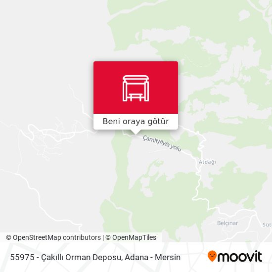 55975 - Çakıllı Orman Deposu harita