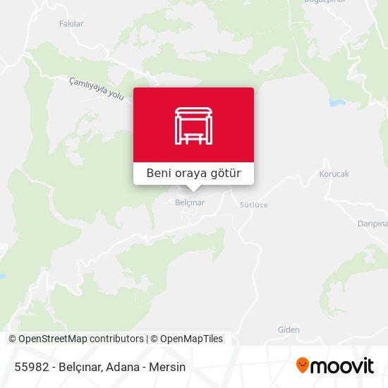 55982 - Belçınar harita