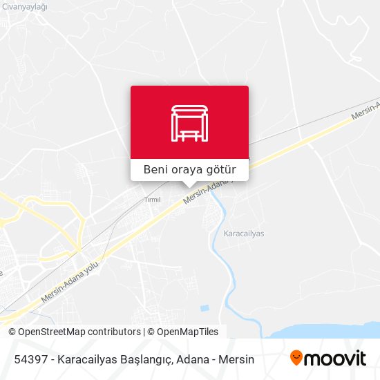 54397 - Karacailyas Başlangıç harita