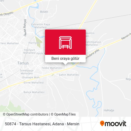 50874 - Tarsus Hastanesi harita