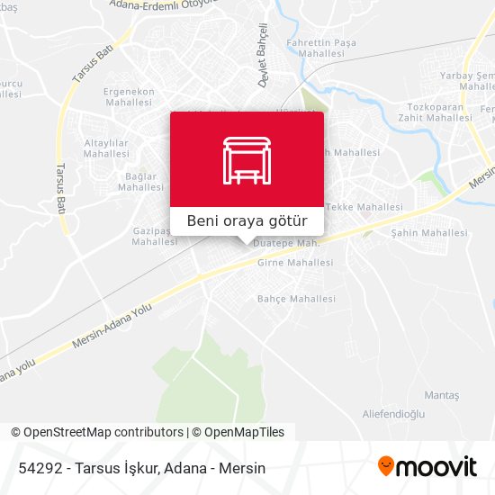 54292 - Tarsus İşkur harita