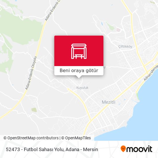 52473 - Futbol Sahası Yolu harita