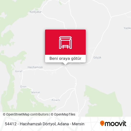54412 - Hacıhamzalı Dörtyol harita