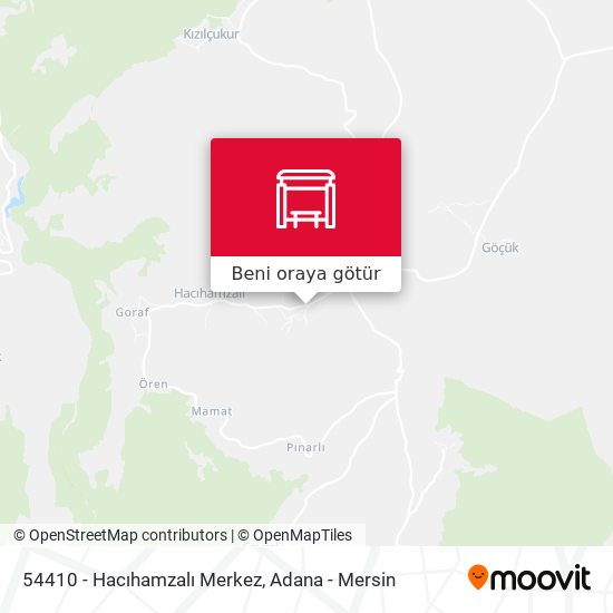 54410 - Hacıhamzalı Merkez harita