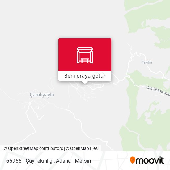 55966 - Çayırekinliği harita