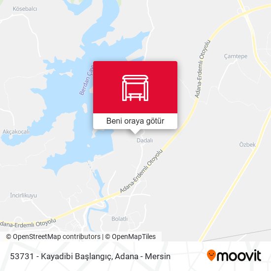 53731 - Kayadibi Başlangıç harita