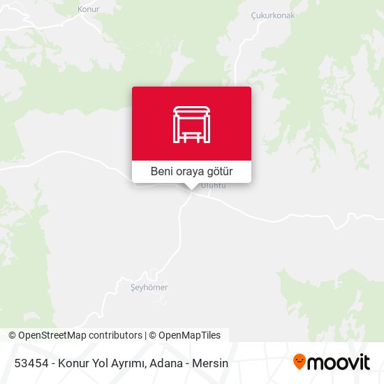 53454 - Konur Yol Ayrımı harita