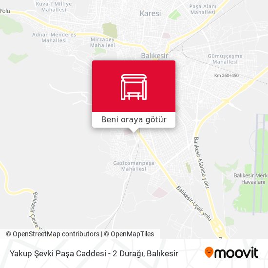 Yakup Şevki Paşa Caddesi - 2 Durağı harita