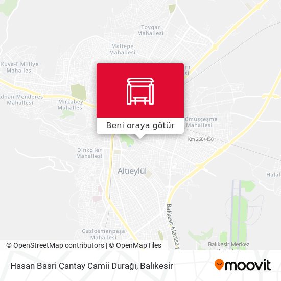 Hasan Basri Çantay Camii Durağı harita