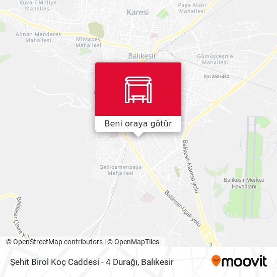 Şehit Birol Koç Caddesi - 4 Durağı harita