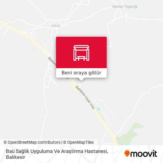 Baü Sağlik Uyguluma Ve Araştirma Hastanesi harita