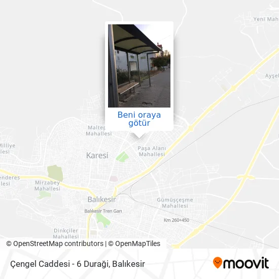 Çengel Caddesi - 6 Duraği harita