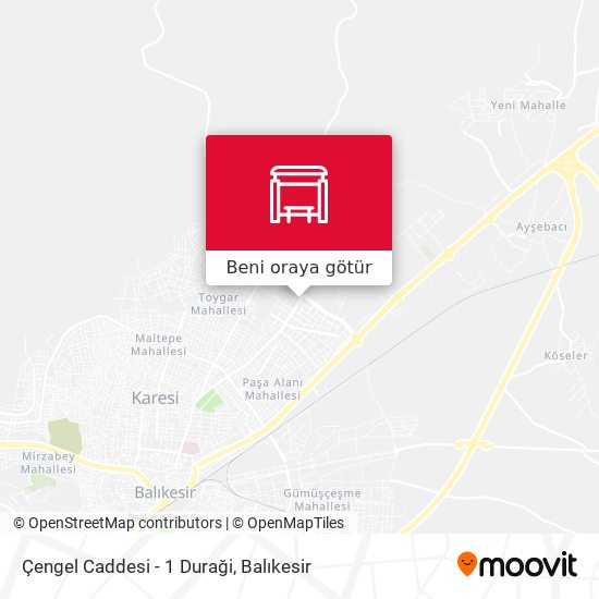 Çengel Caddesi - 1 Duraği harita