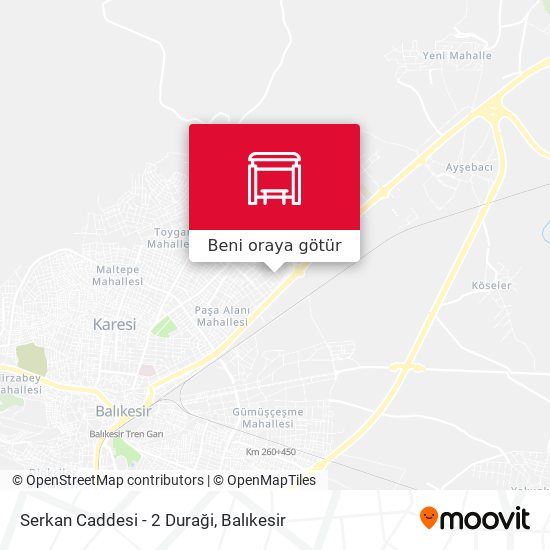 Serkan Caddesi - 2 Duraği harita