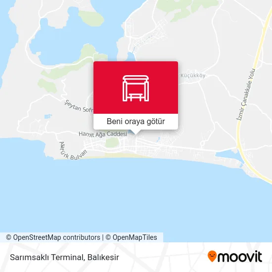 Sarımsaklı Terminal harita