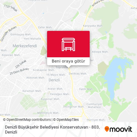 Denizli Büyükşehir Belediyesi Konservatuvarı - 803 harita