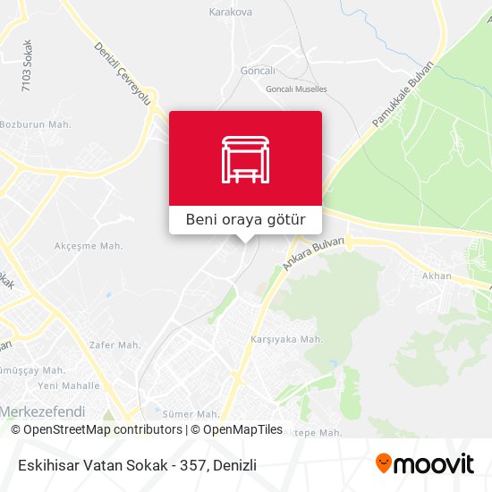Eskihisar Vatan Sokak - 357 harita