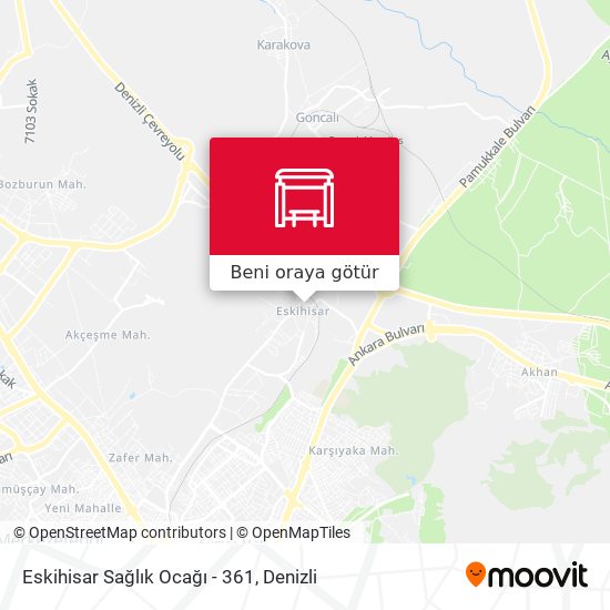 Eskihisar Sağlık Ocağı - 361 harita