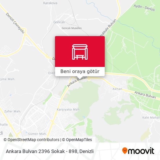 Ankara Bulvarı 2396 Sokak - 898 harita