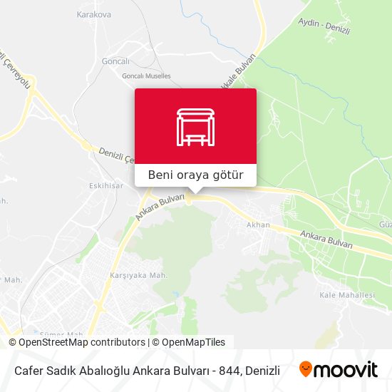 Cafer Sadık Abalıoğlu Ankara Bulvarı - 844 harita