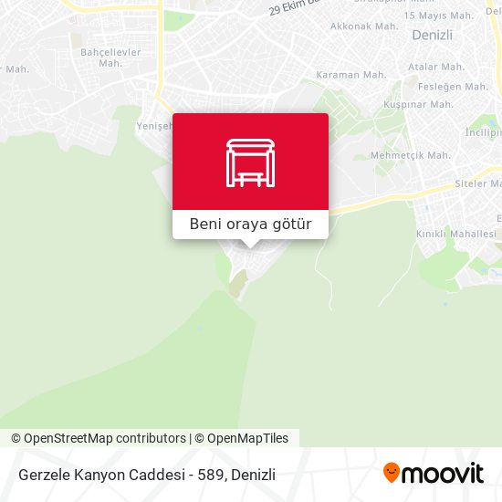 Gerzele Kanyon Caddesi - 589 harita