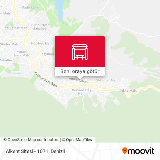 Alkent Sitesi - 1071 harita