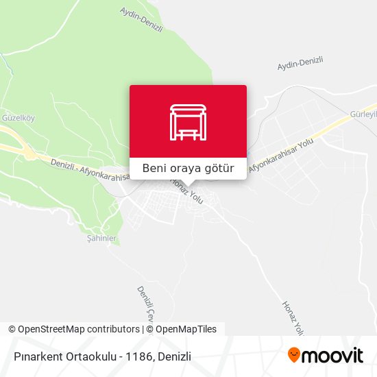 Pınarkent Ortaokulu - 1186 harita