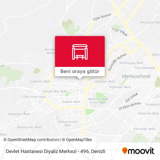 Devlet Hastanesi Diyaliz Merkezi - 496 harita