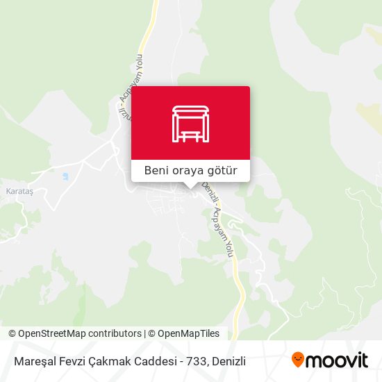 Mareşal Fevzi Çakmak Caddesi - 733 harita