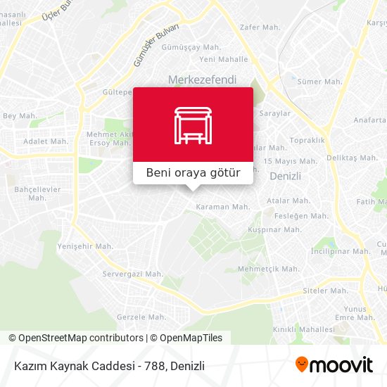 Kazım Kaynak Caddesi - 788 harita