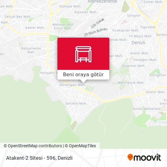 Atakent-2 Sitesi - 596 harita