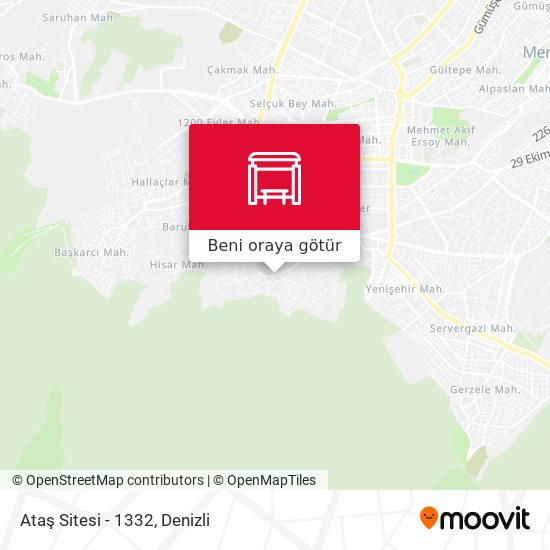 Ataş Sitesi - 1332 harita