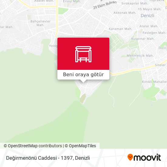 Değirmenönü Caddesi - 1397 harita