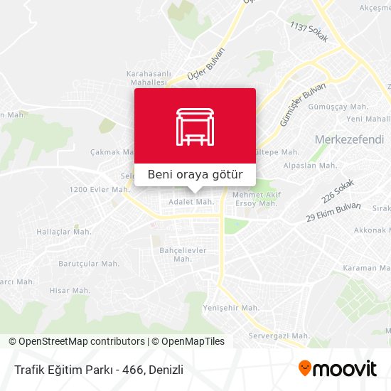 Trafik Eğitim Parkı - 466 harita