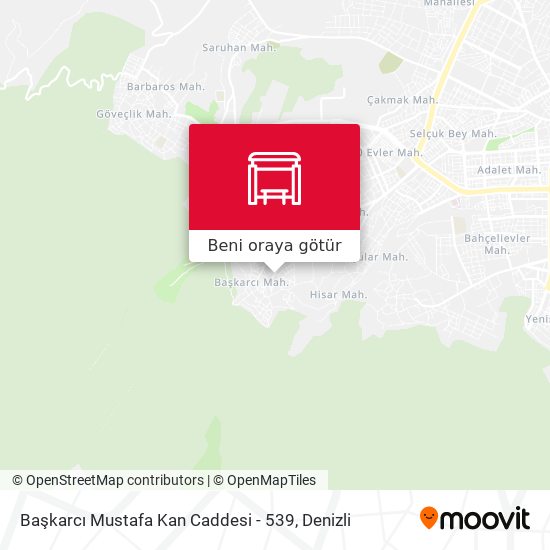 Başkarcı Mustafa Kan Caddesi - 539 harita